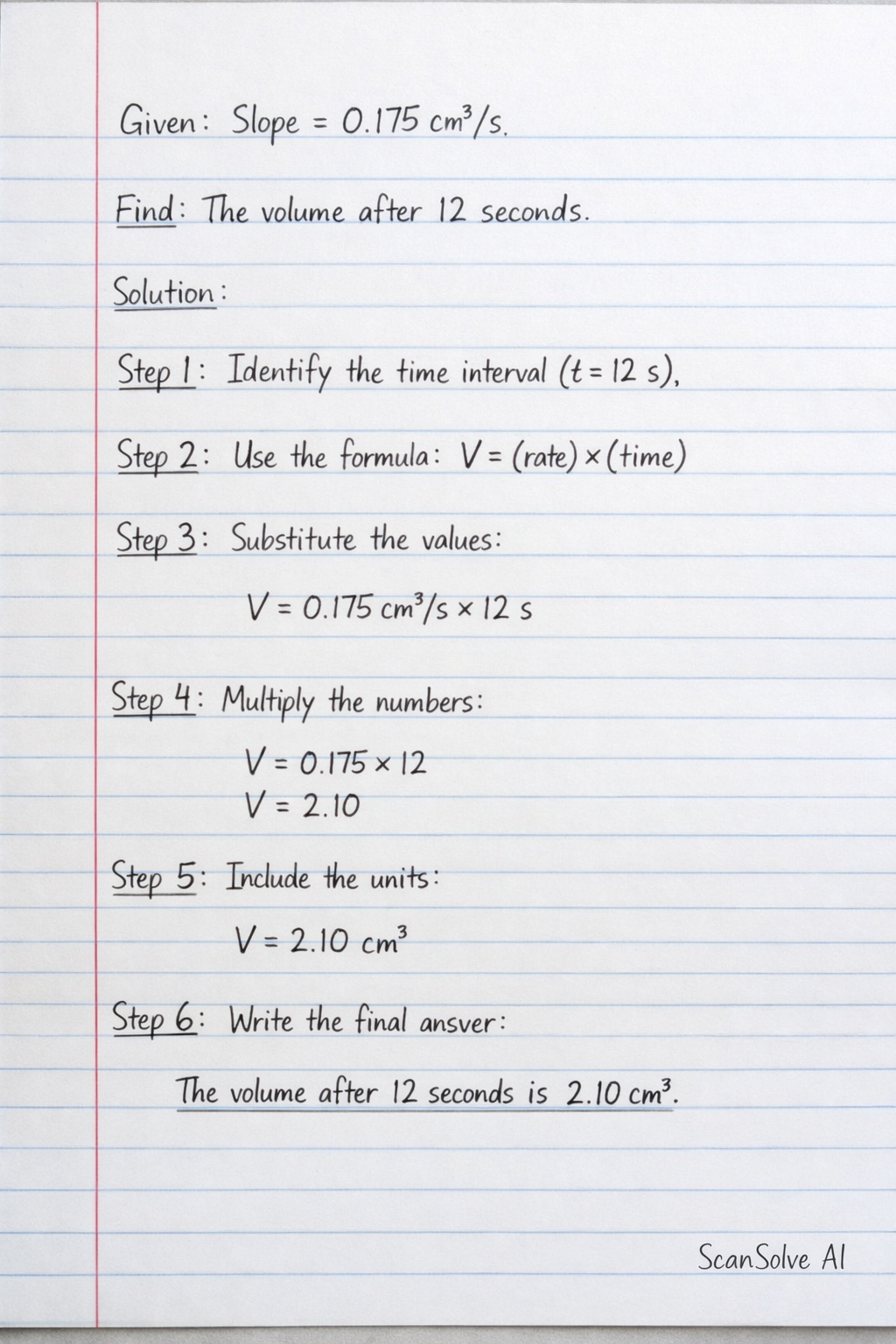 Handwritten step-by-step solution preview