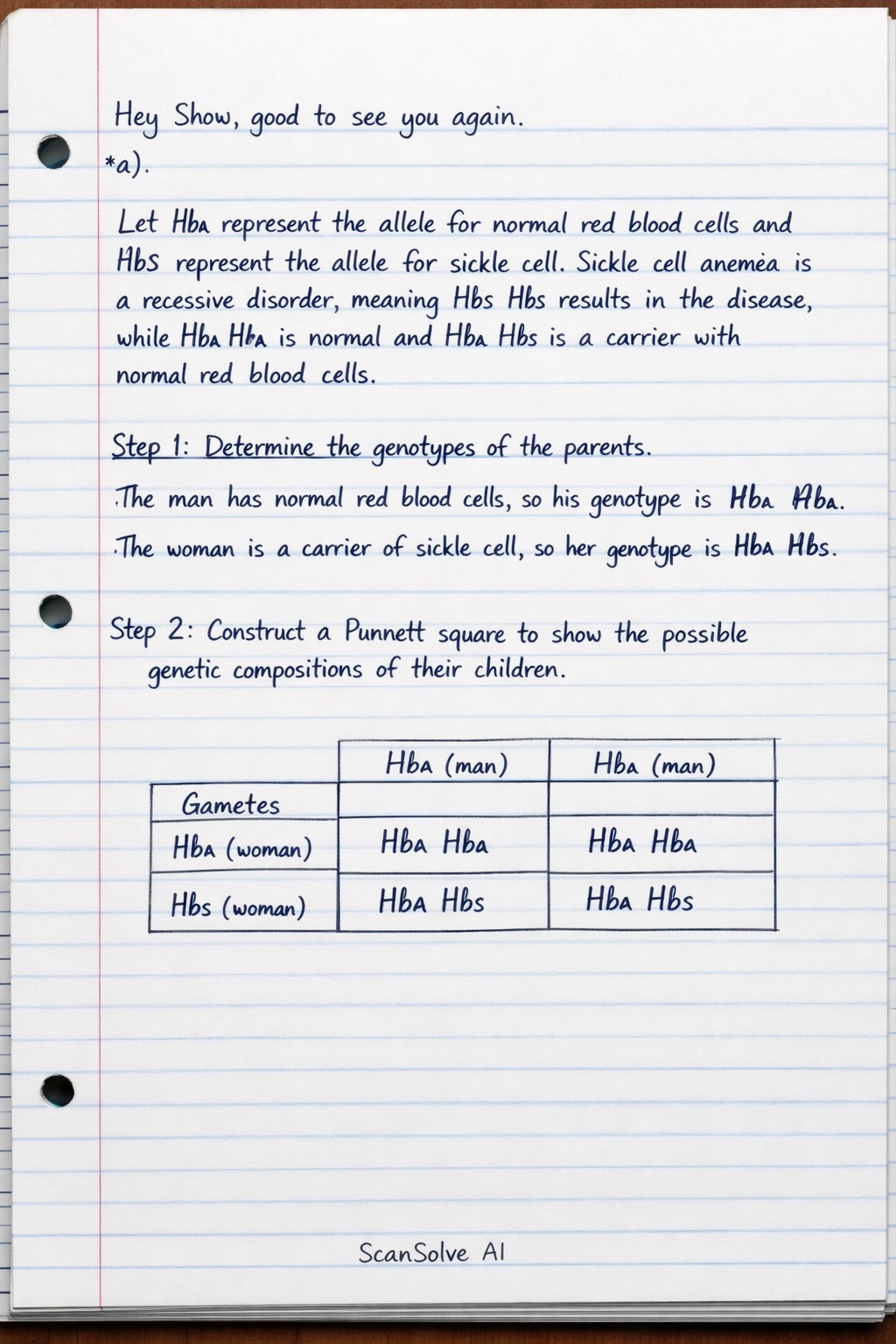 Handwritten step-by-step solution preview