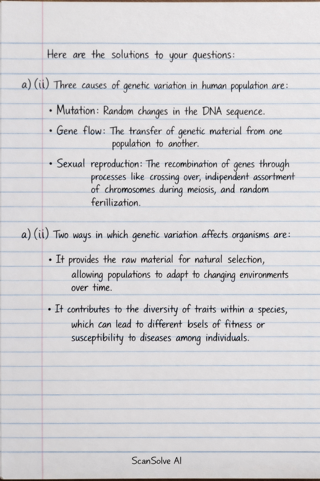 Handwritten step-by-step solution preview