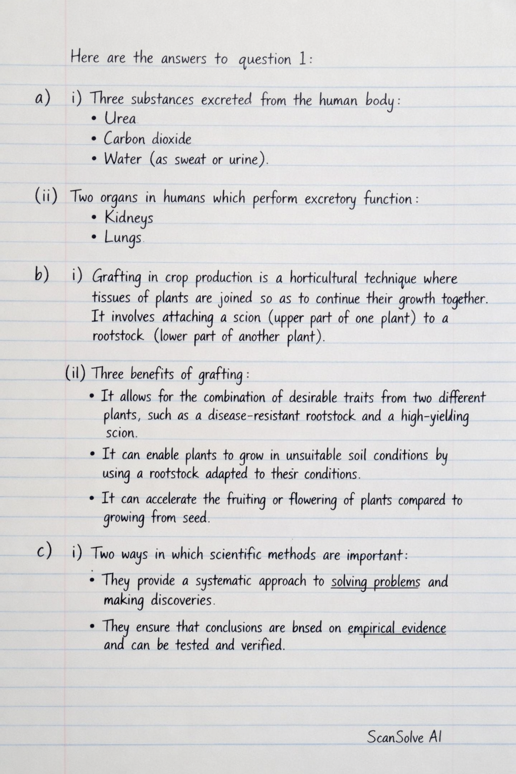 Handwritten step-by-step solution preview