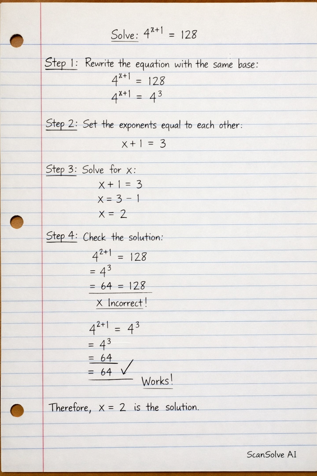 Handwritten step-by-step solution preview