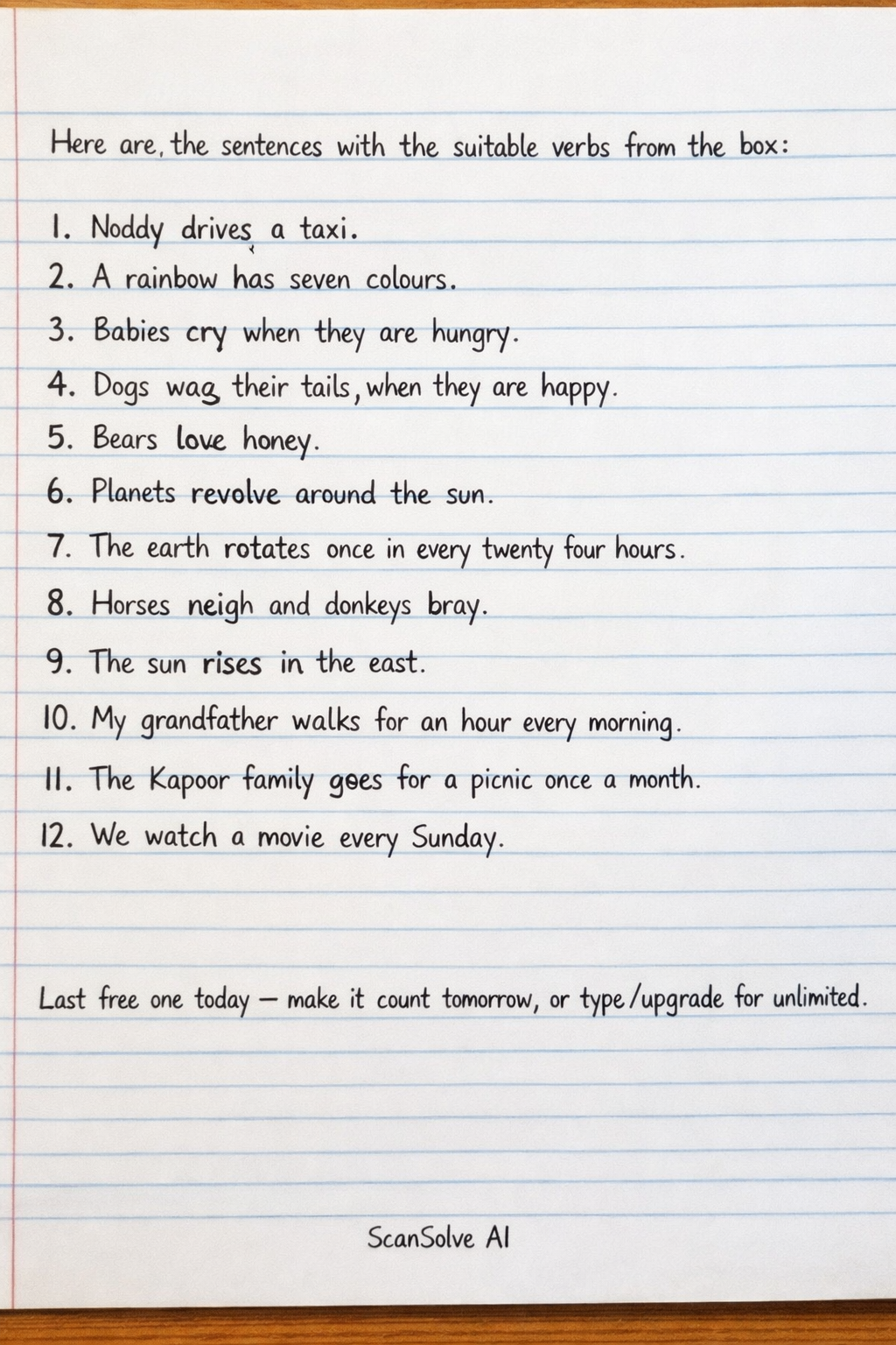 Handwritten step-by-step solution preview