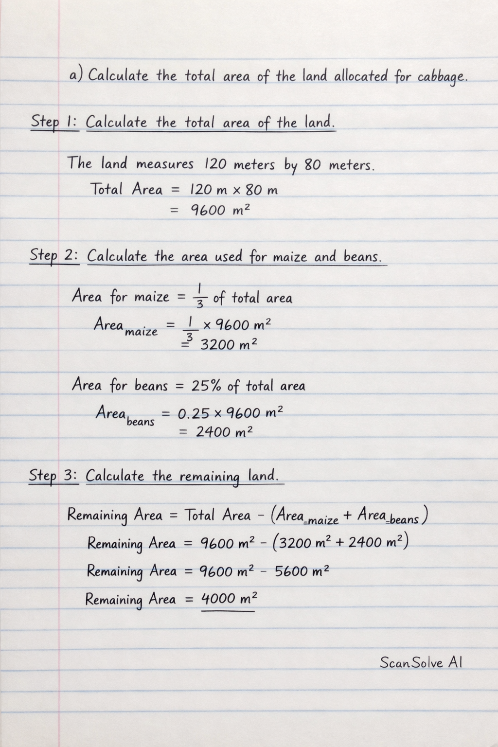 Handwritten step-by-step solution preview
