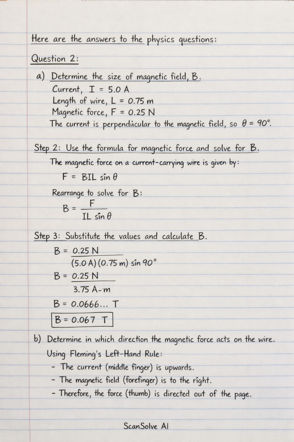 Handwritten step-by-step solution preview