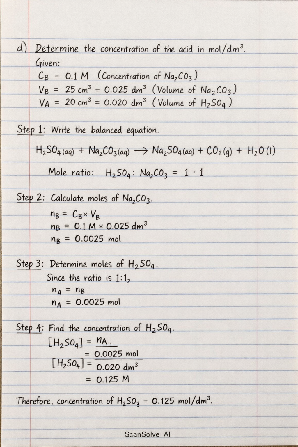 Handwritten step-by-step solution preview
