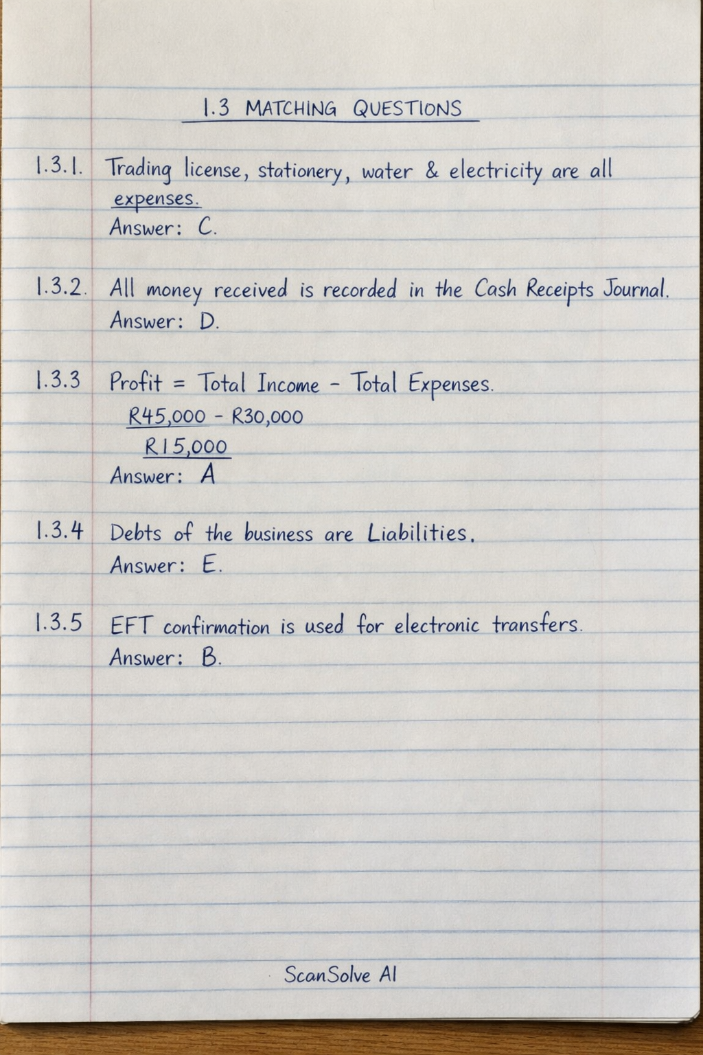 Handwritten step-by-step solution preview
