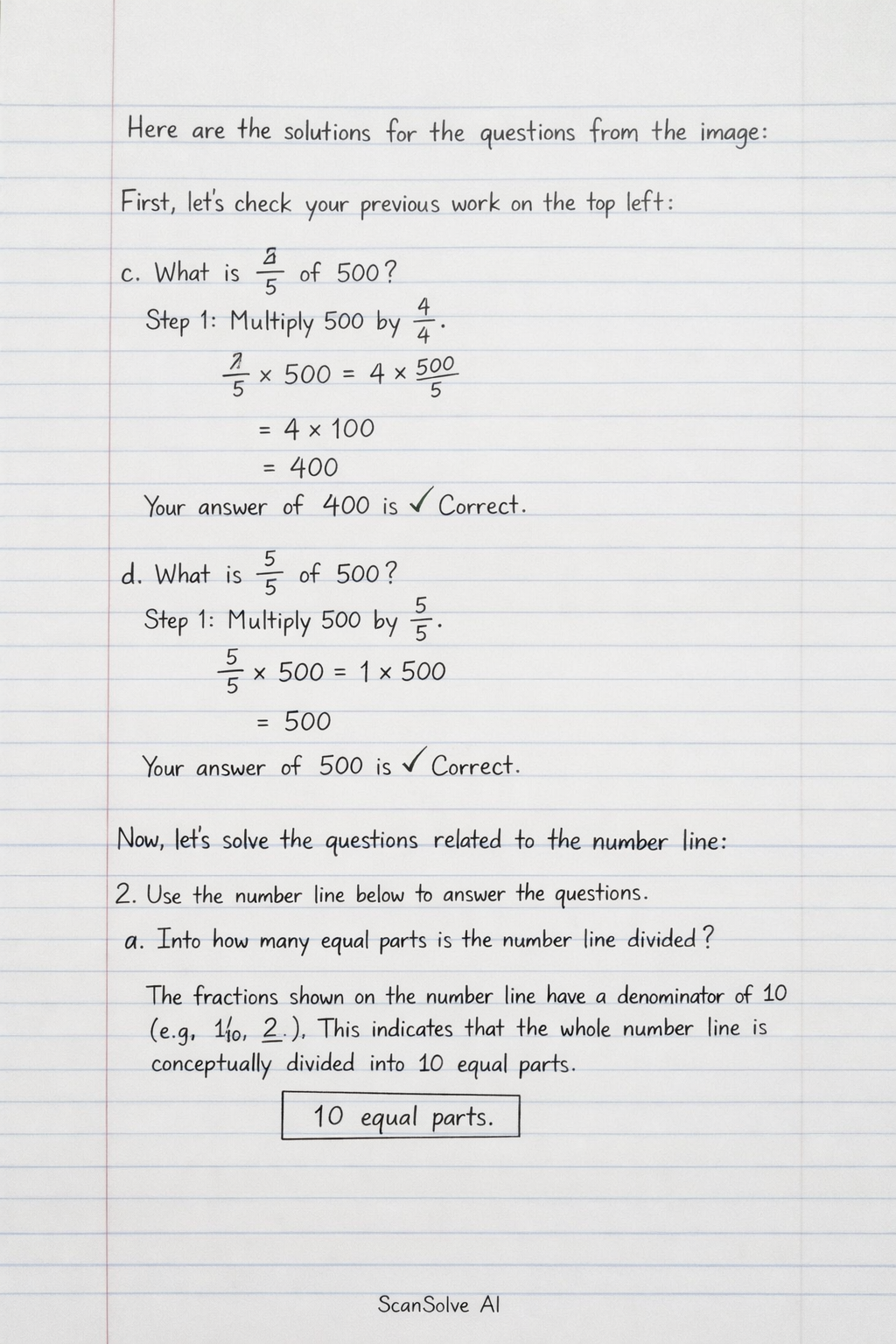 Handwritten step-by-step solution preview