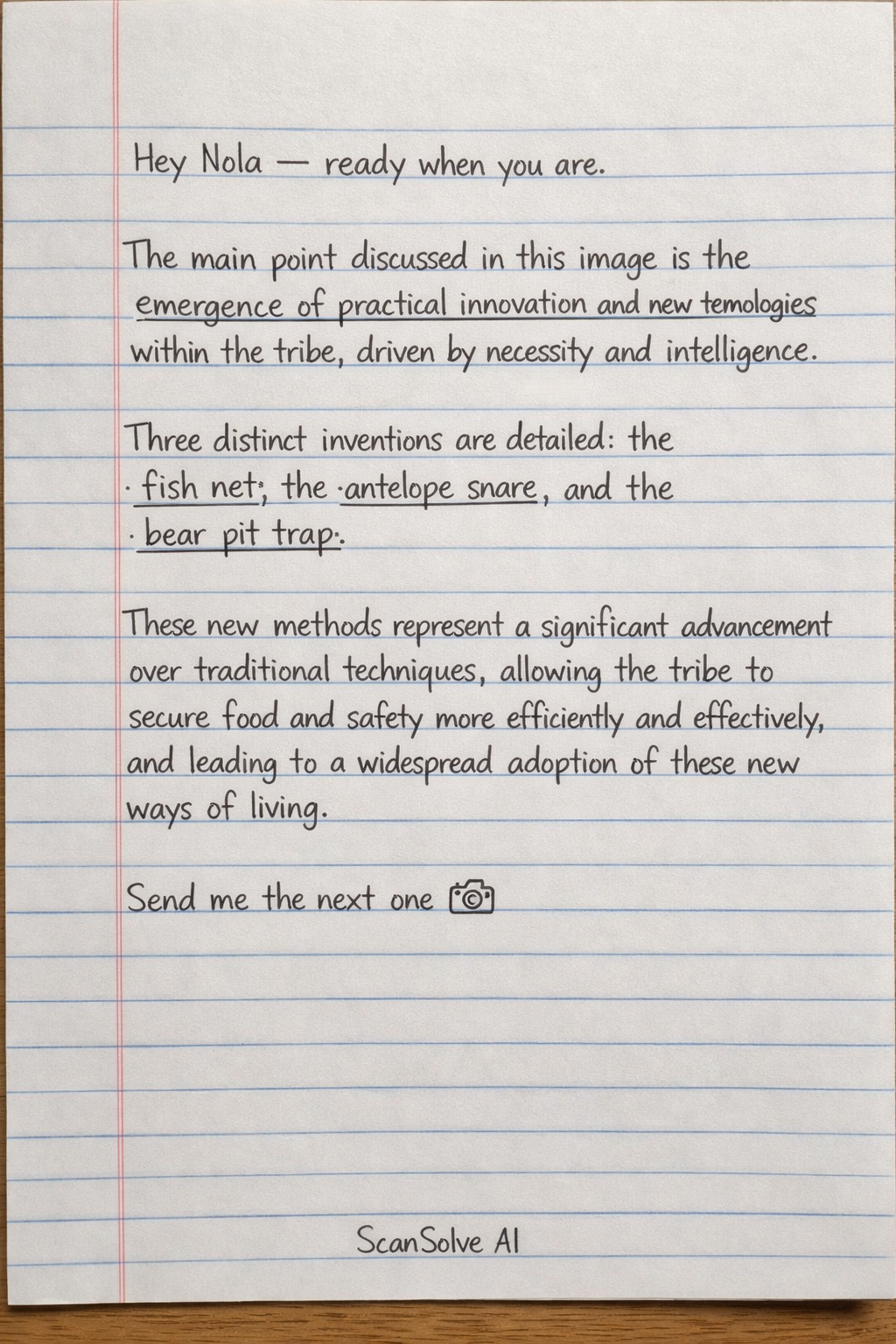 Handwritten step-by-step solution preview