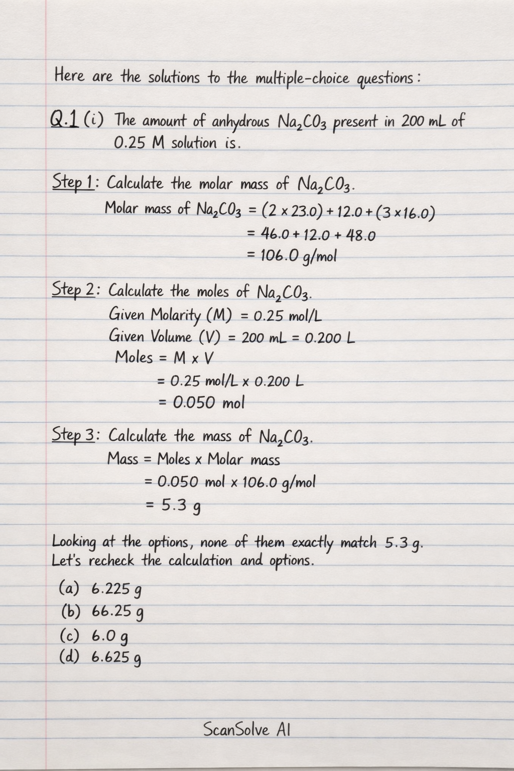 Handwritten step-by-step solution preview