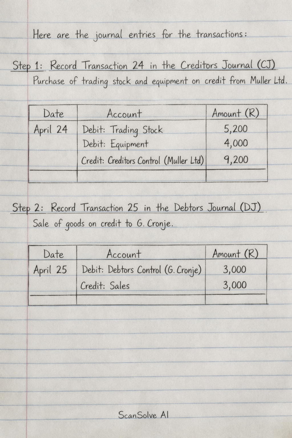 Handwritten step-by-step solution preview
