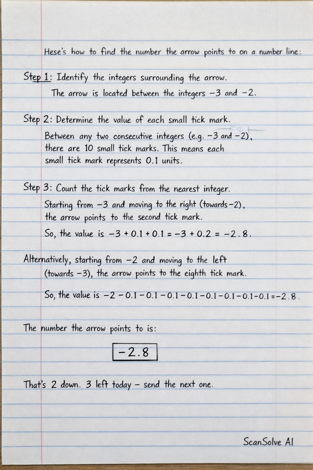 Handwritten step-by-step solution preview