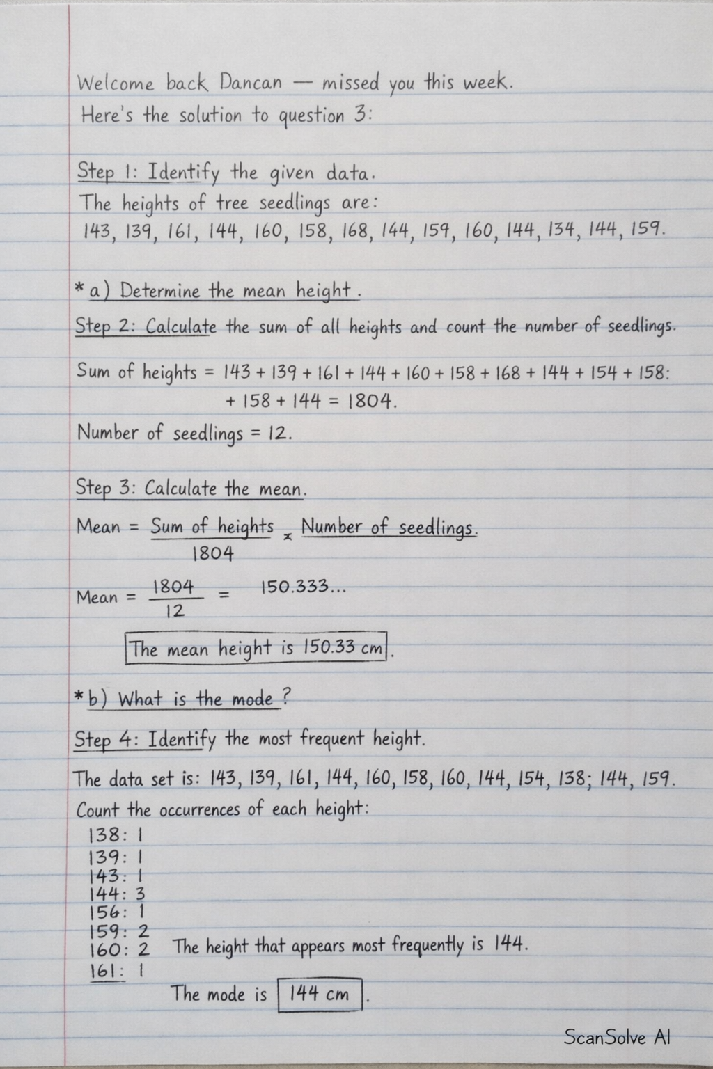 Handwritten step-by-step solution preview