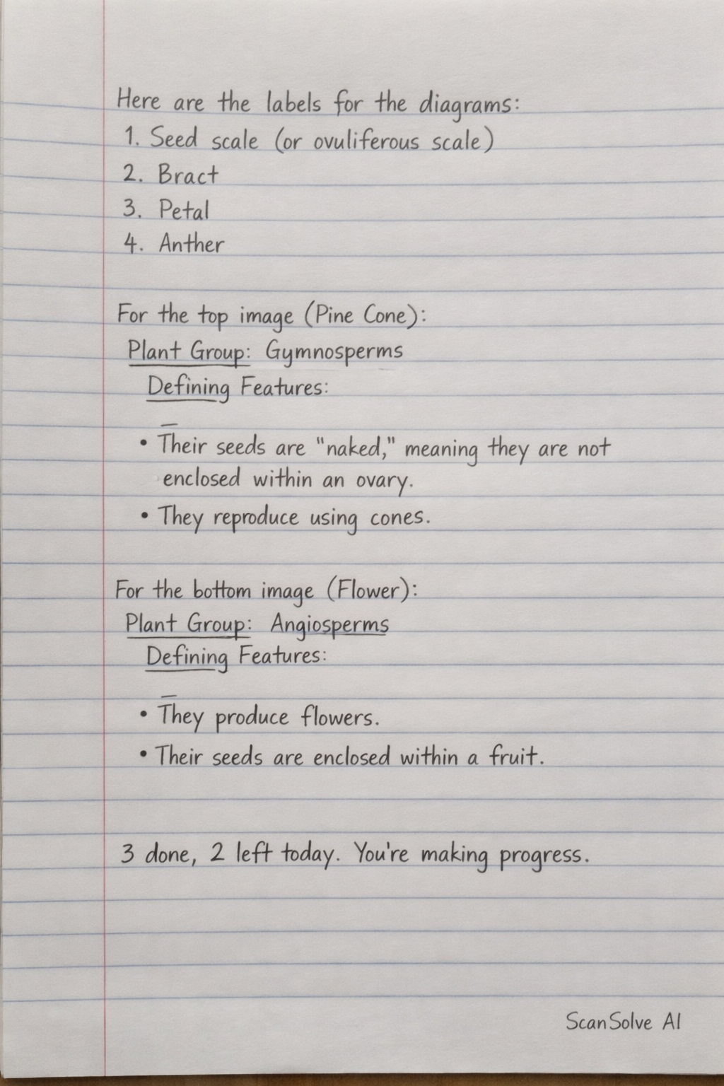 Handwritten step-by-step solution preview