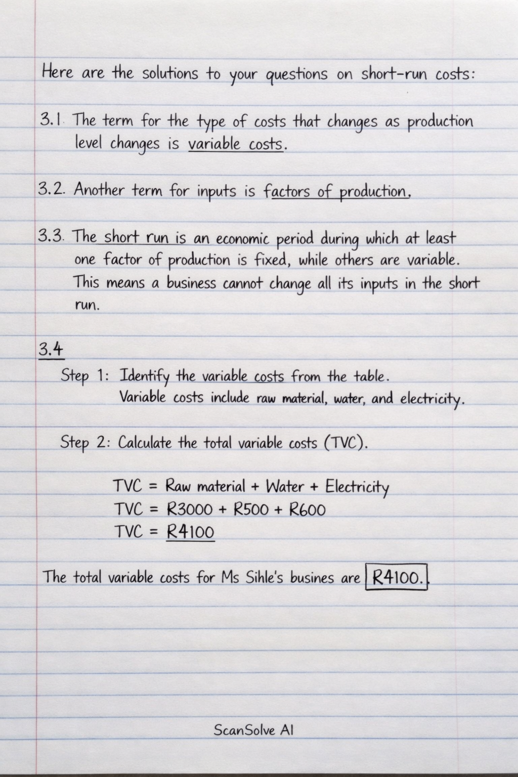 Handwritten step-by-step solution preview