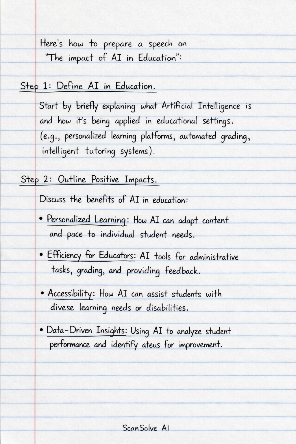 Handwritten step-by-step solution preview