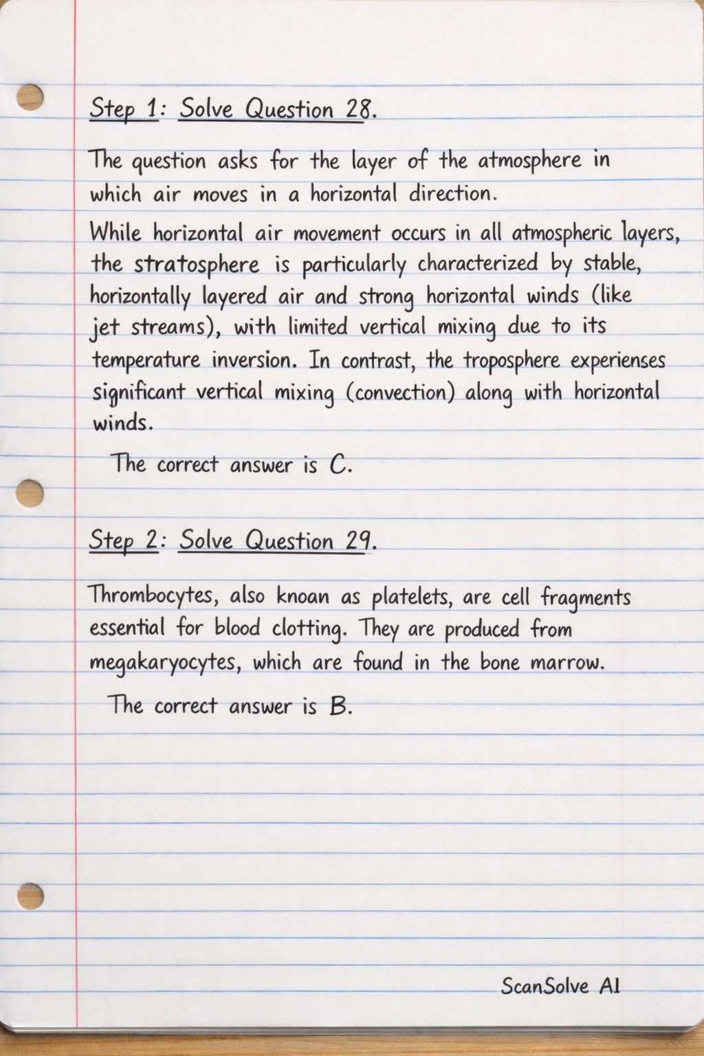 Handwritten step-by-step solution preview