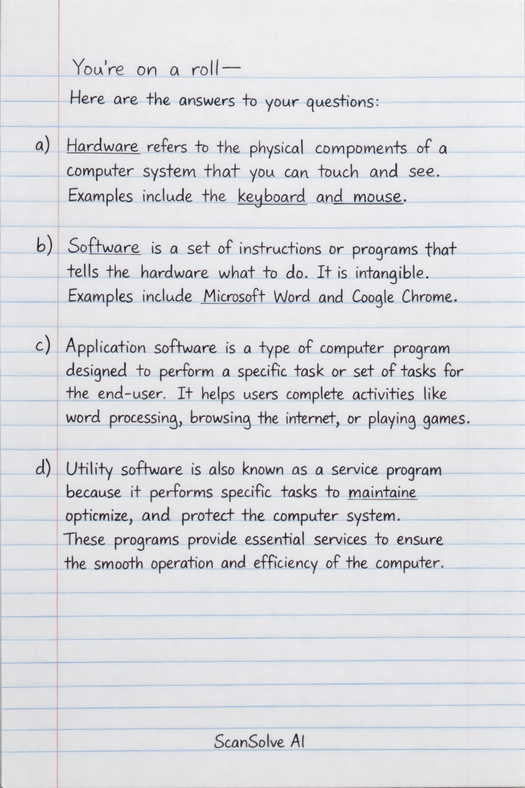 Handwritten step-by-step solution preview