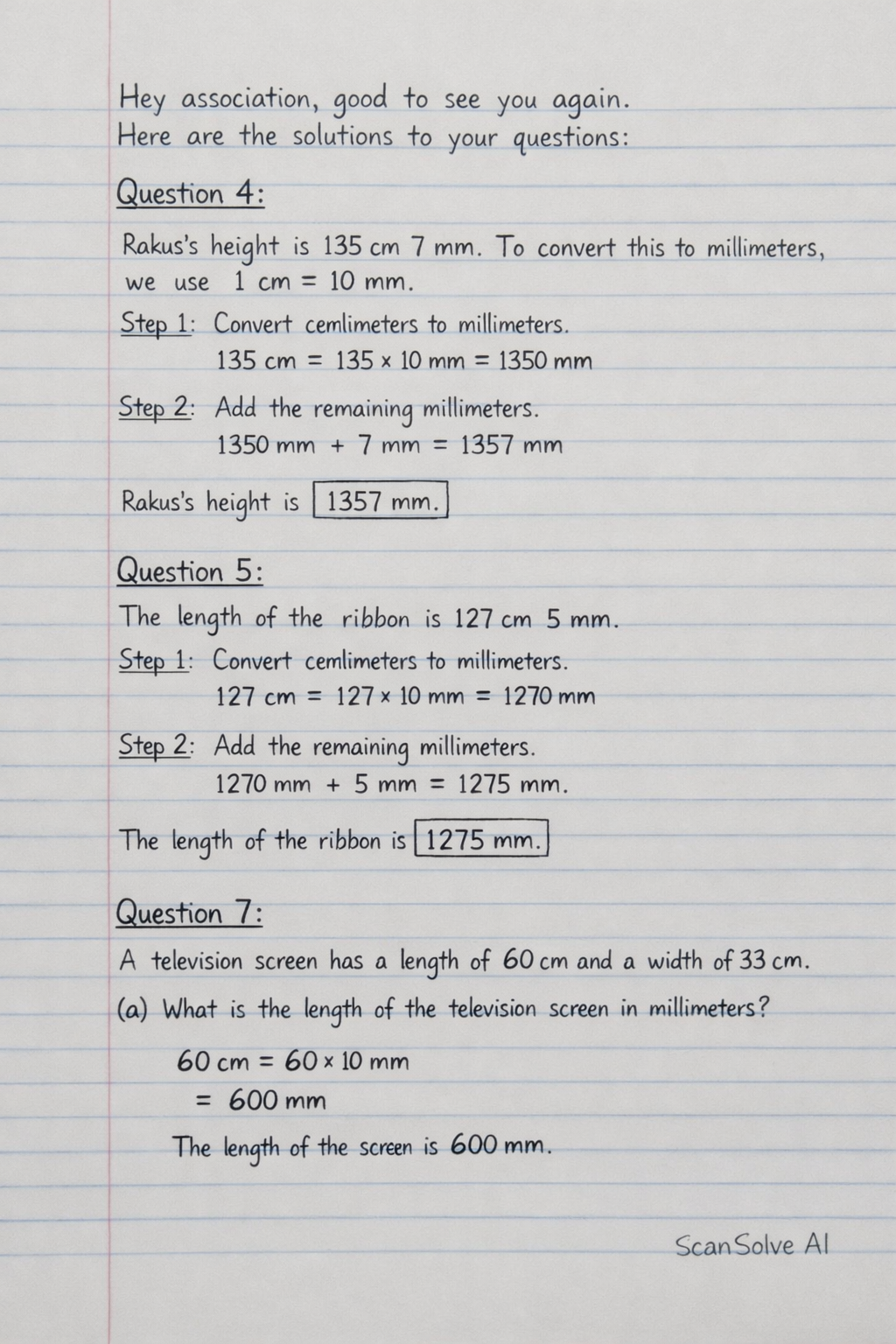 Handwritten step-by-step solution preview