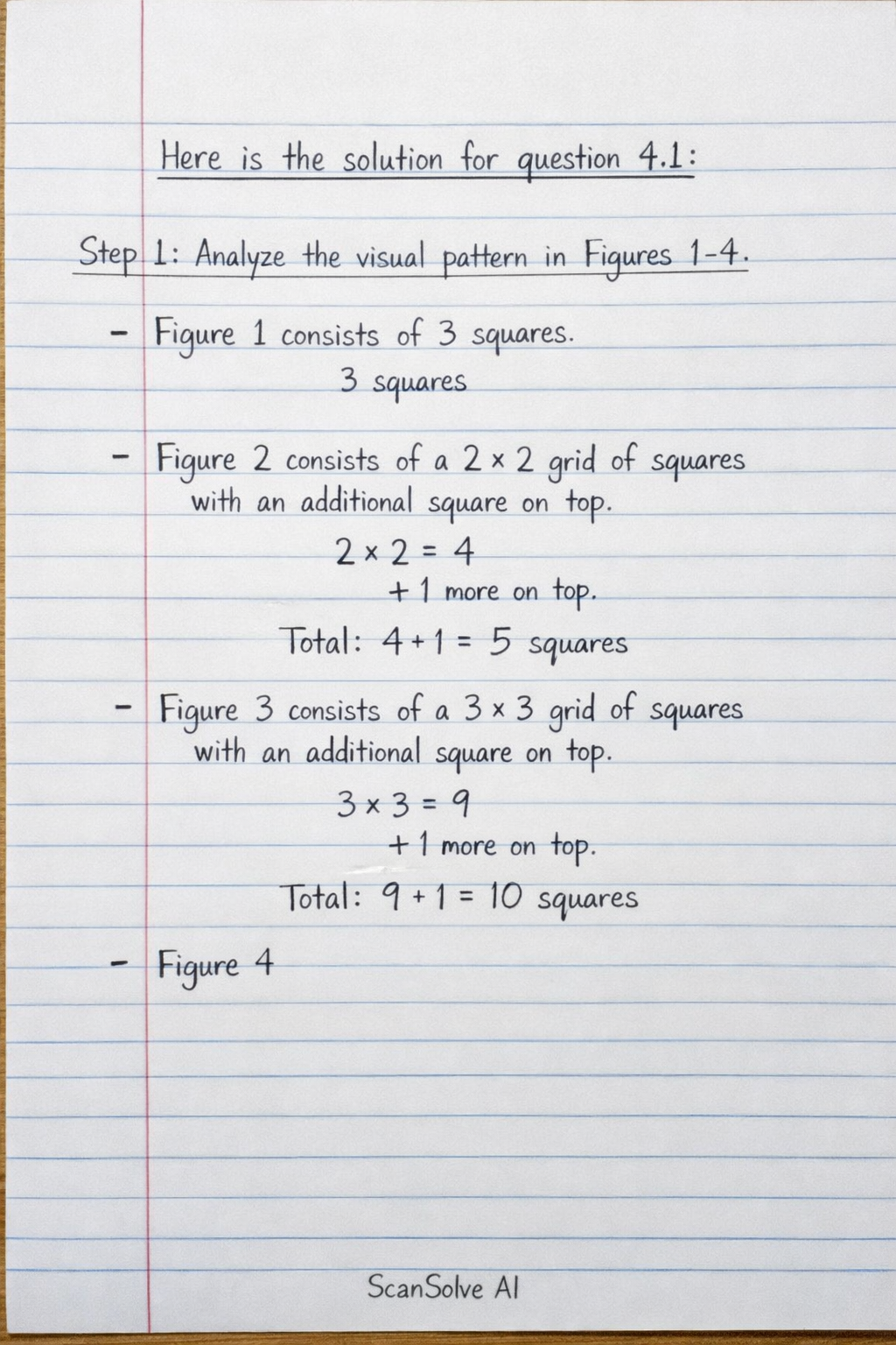 Handwritten step-by-step solution preview