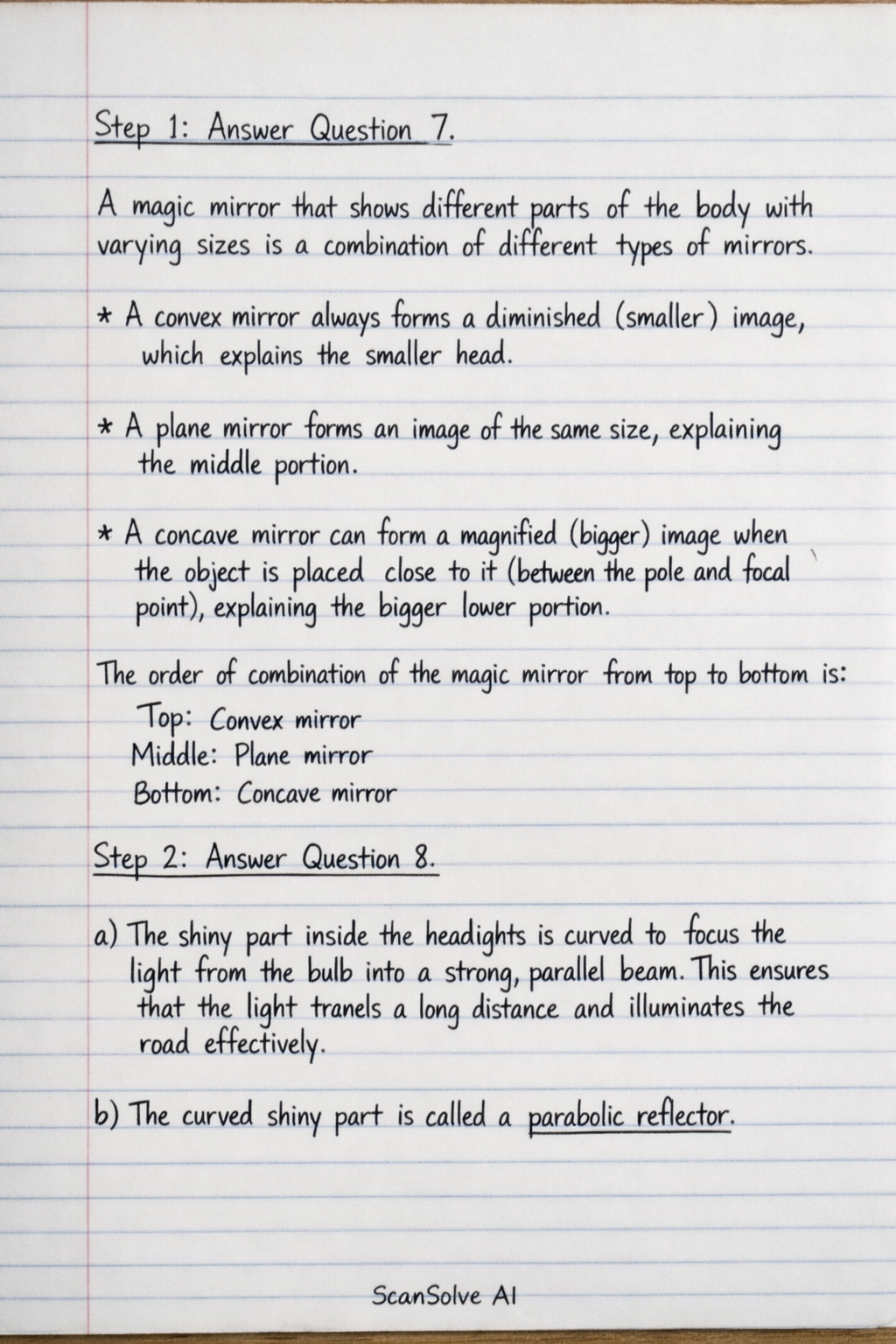 Handwritten step-by-step solution preview