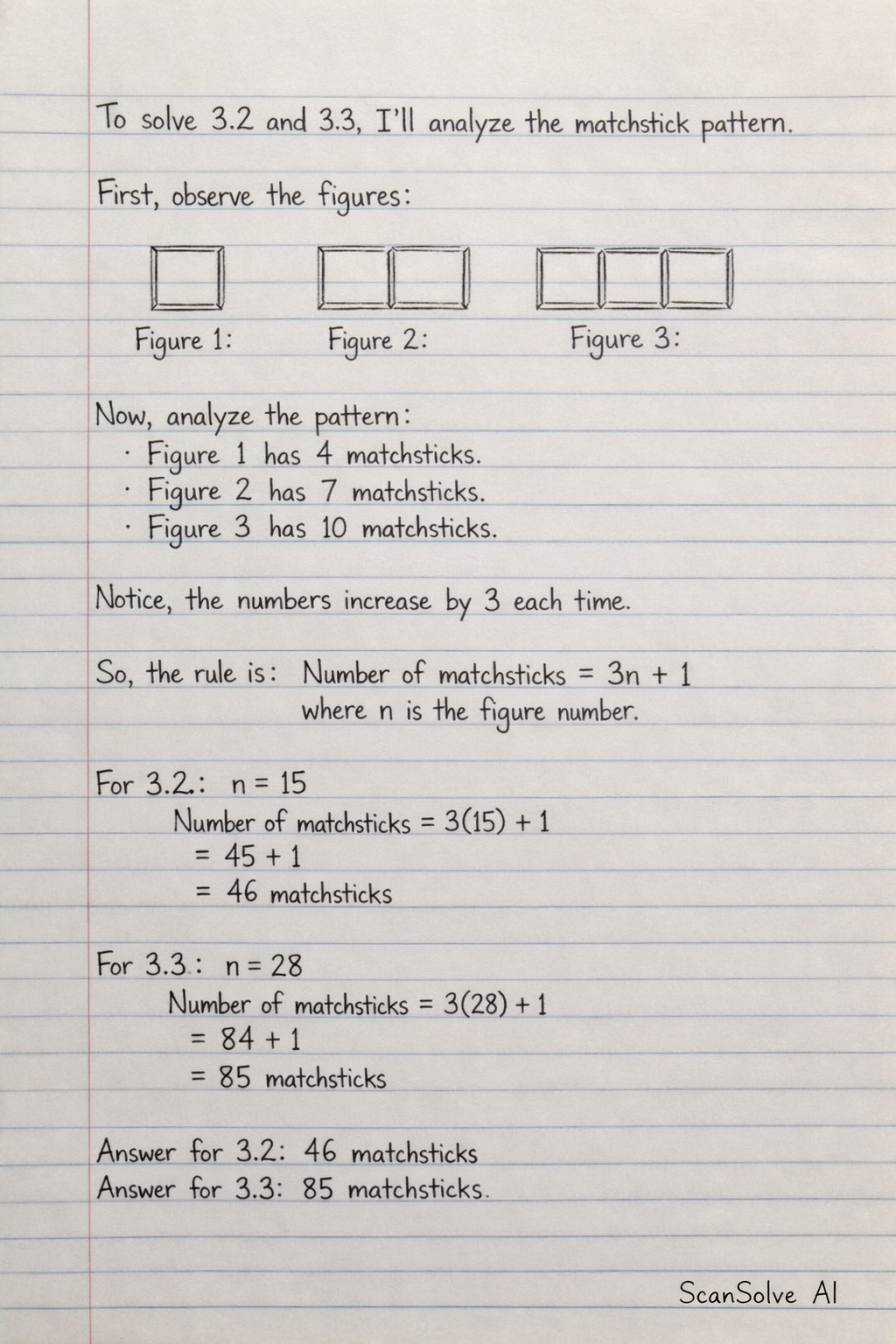 Handwritten step-by-step solution preview