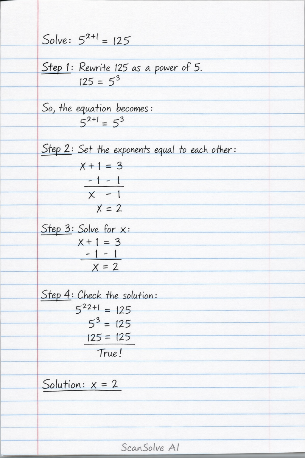 Handwritten step-by-step solution preview