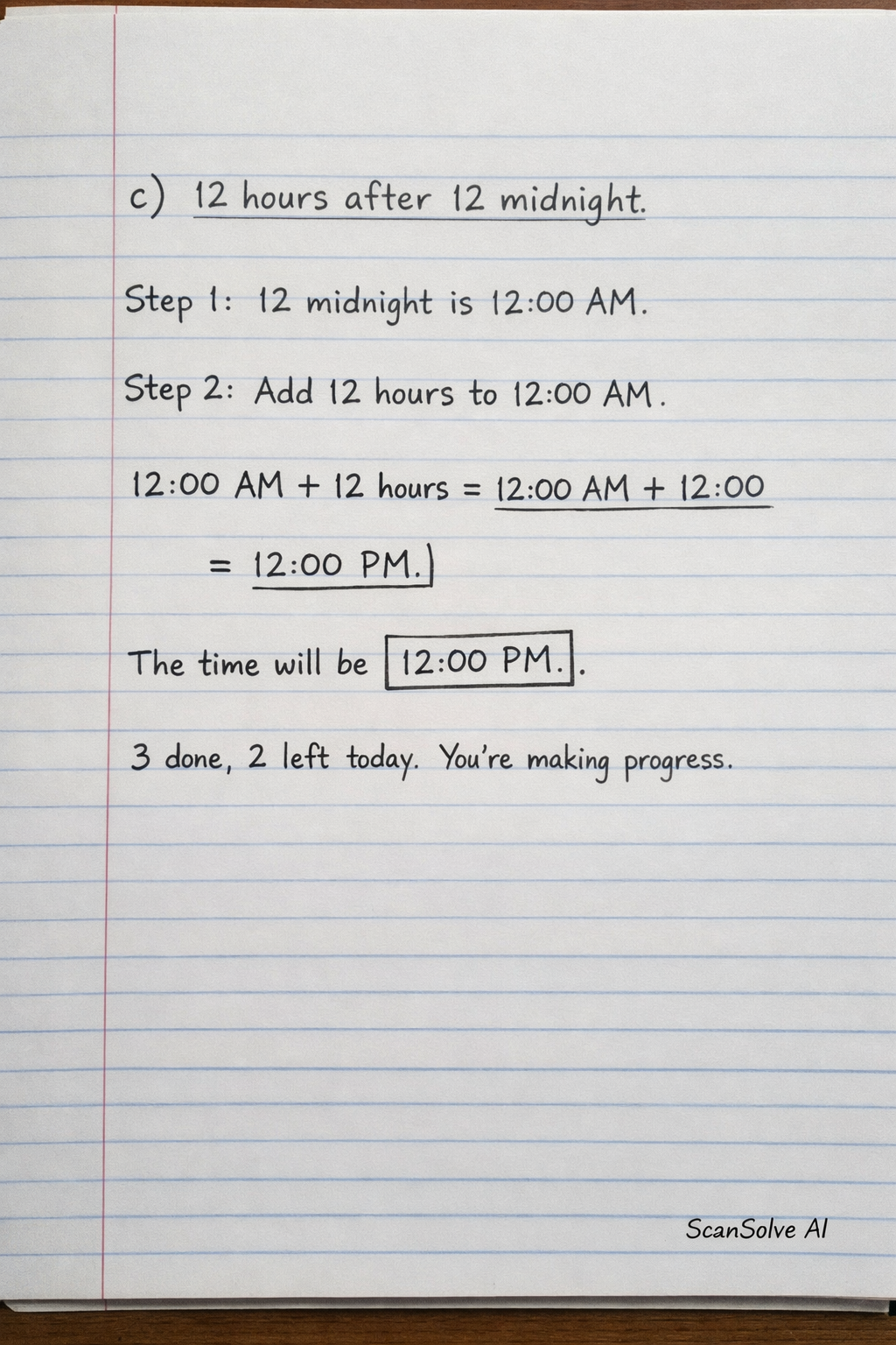Handwritten step-by-step solution preview