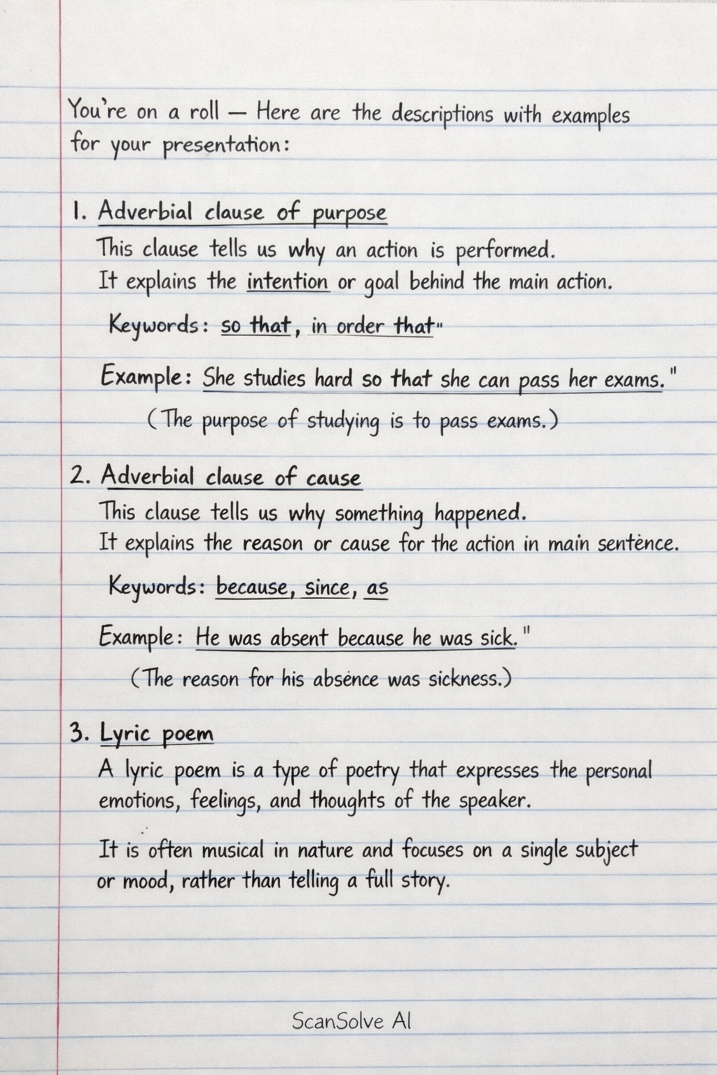 Handwritten step-by-step solution preview