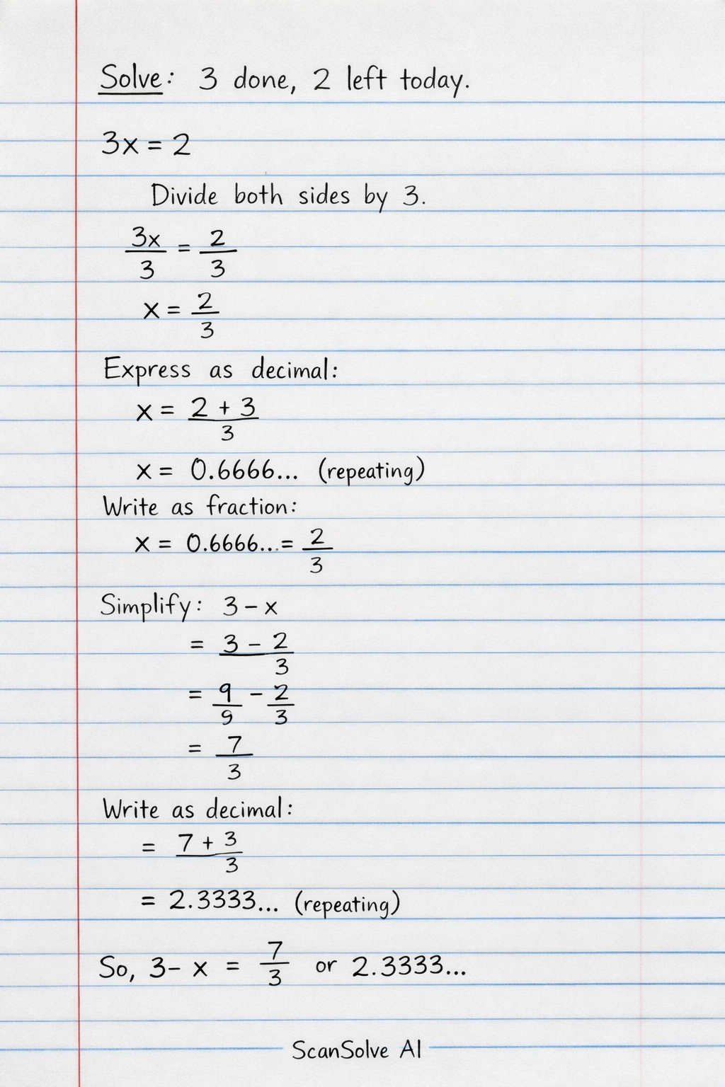 Handwritten step-by-step solution preview