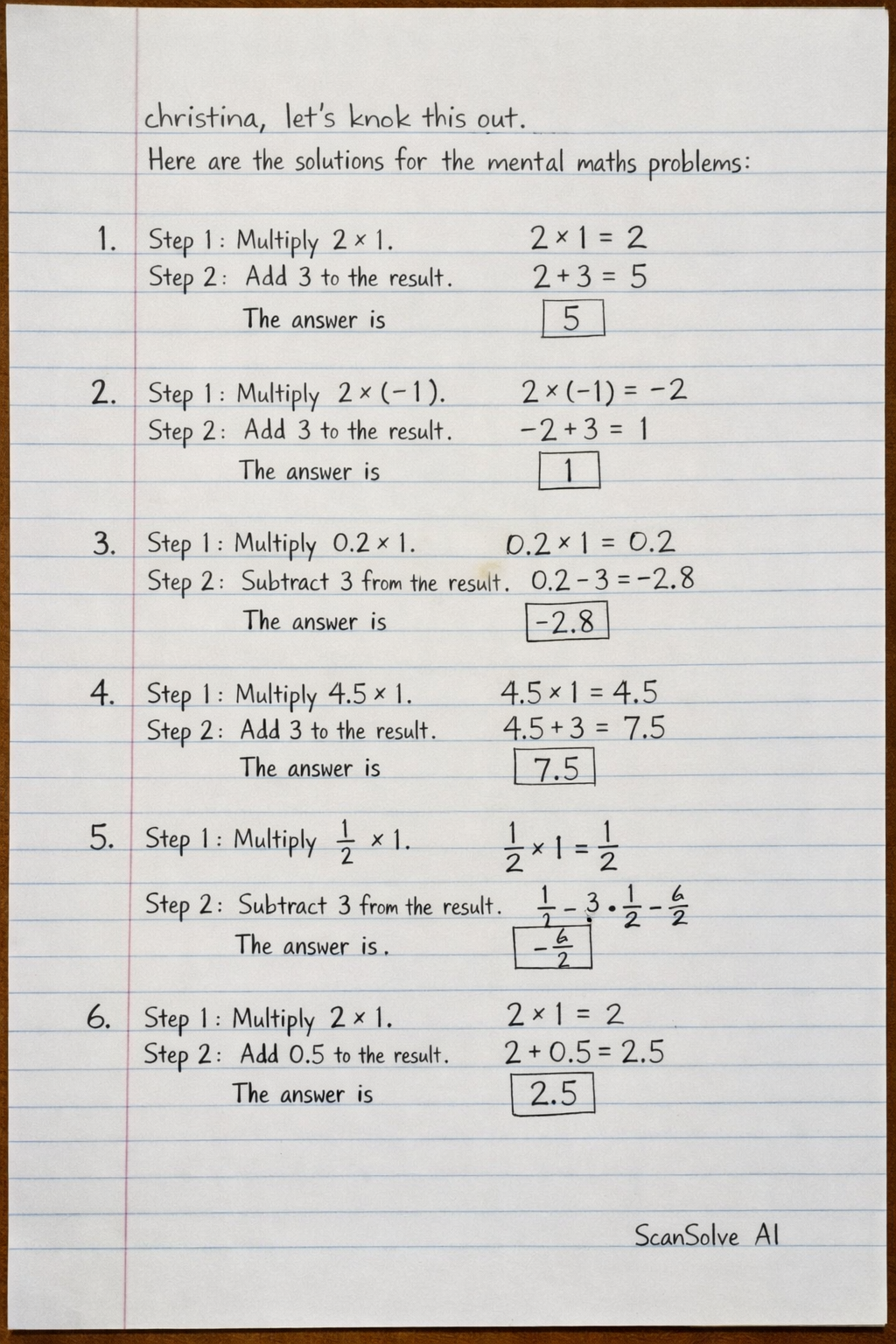 Handwritten step-by-step solution preview