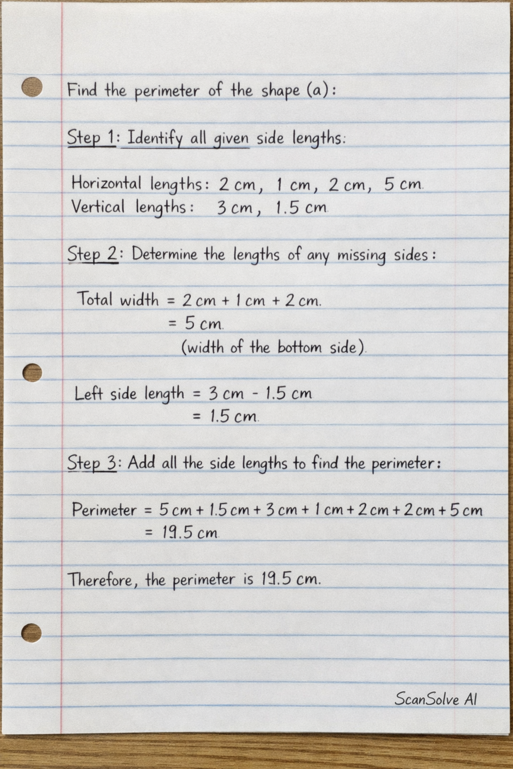 Handwritten step-by-step solution preview