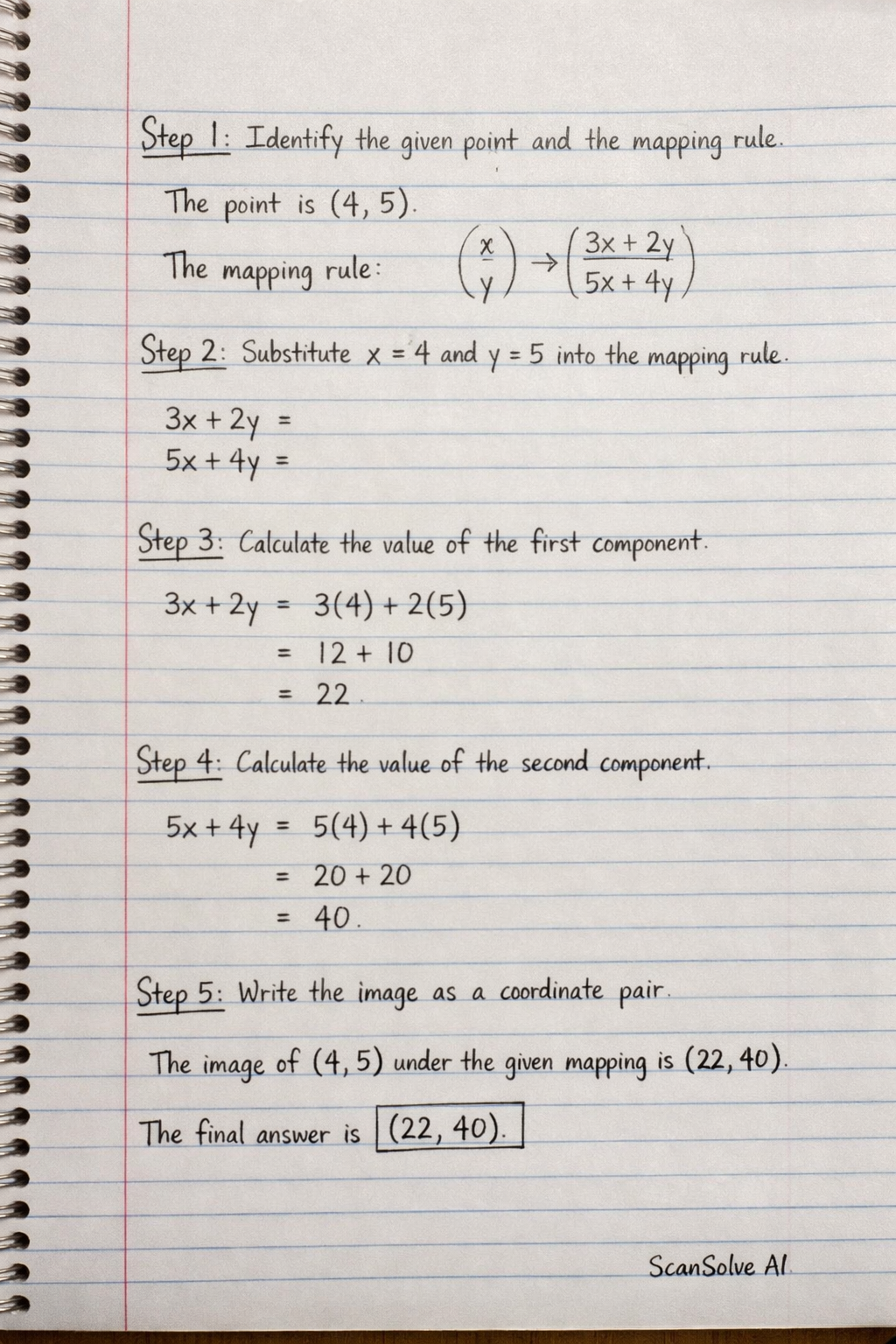 Handwritten step-by-step solution preview