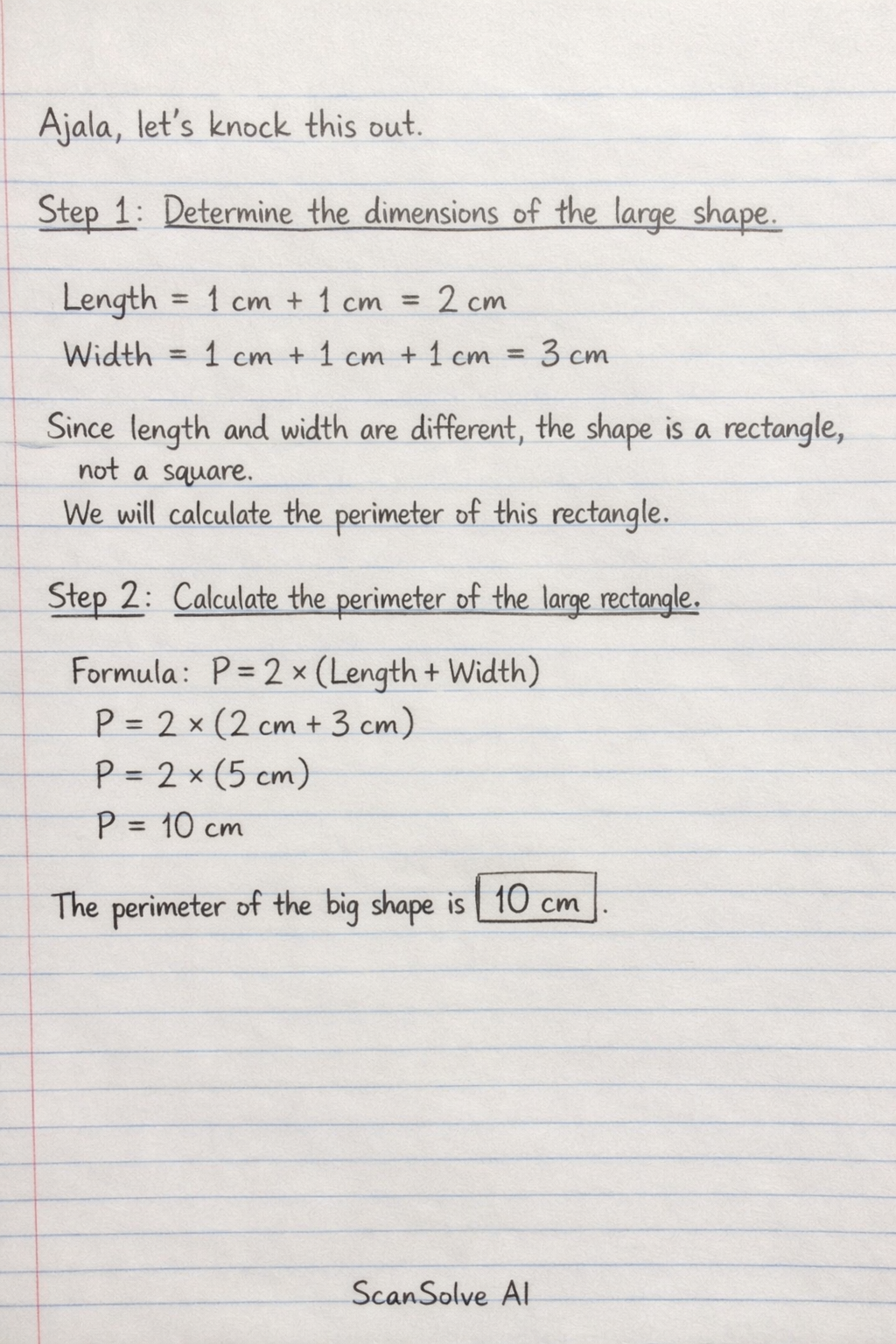 Handwritten step-by-step solution preview