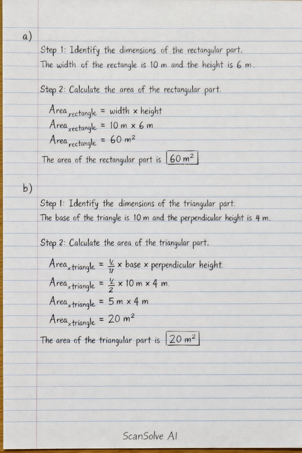 Handwritten step-by-step solution preview