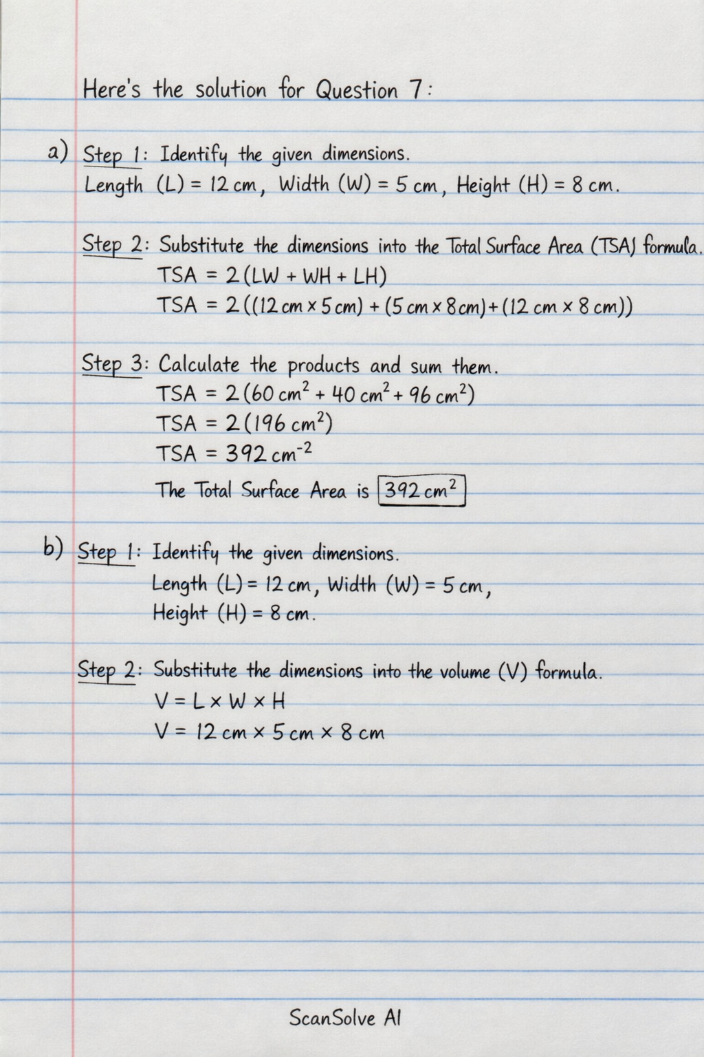 Handwritten step-by-step solution preview