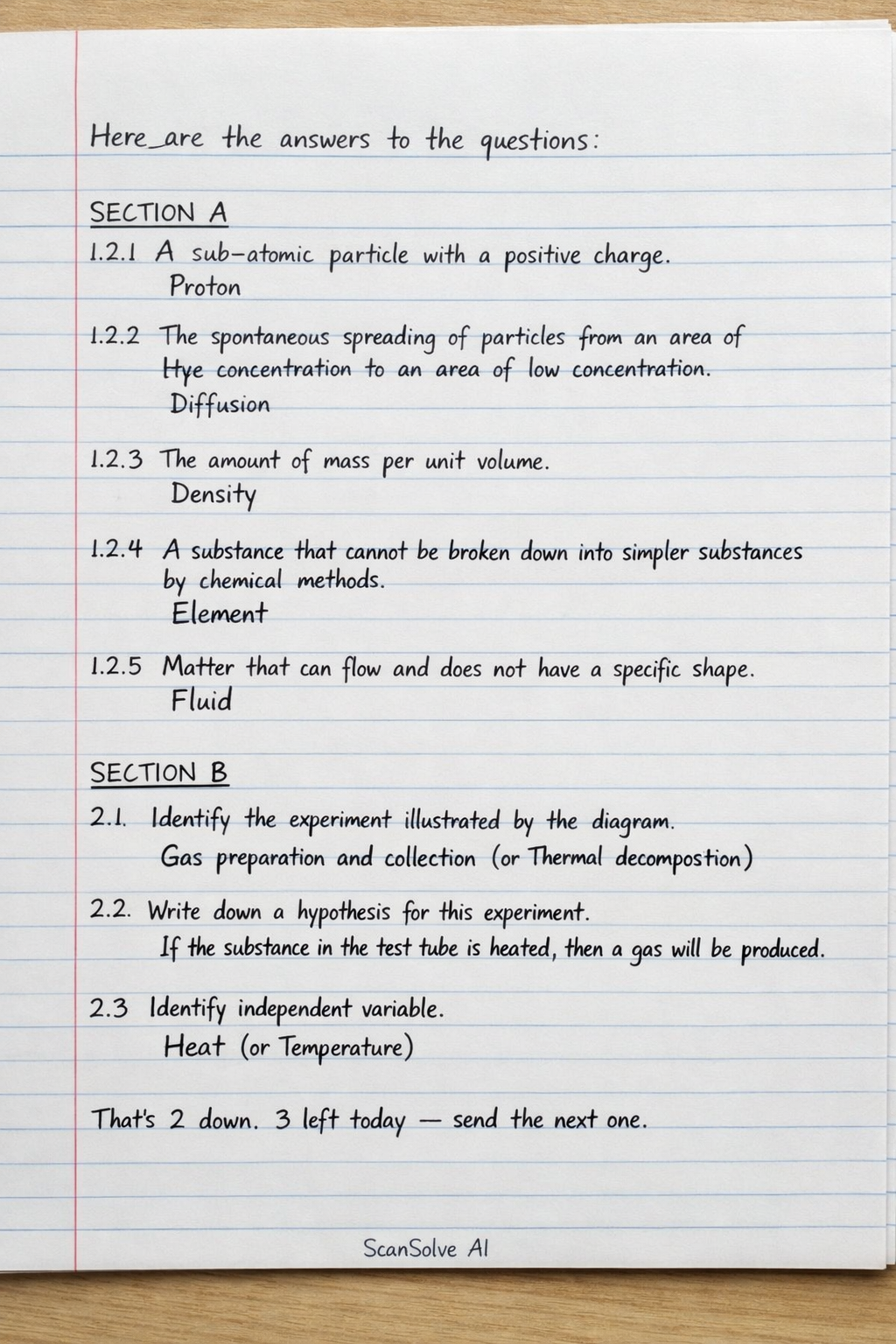 Handwritten step-by-step solution preview