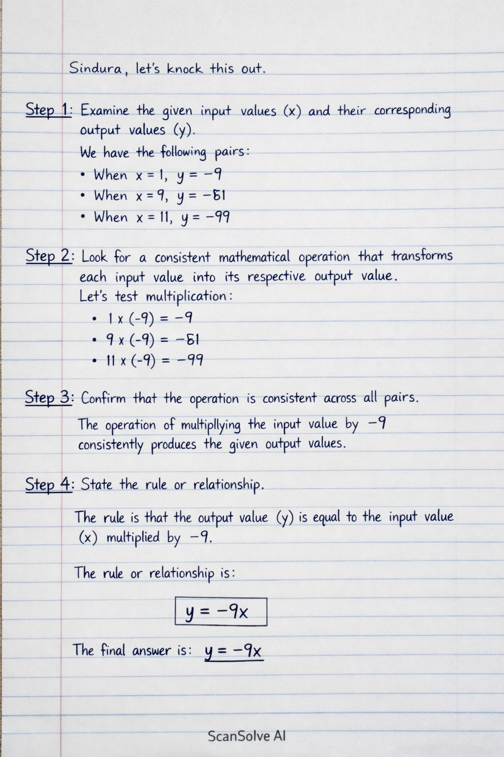 Handwritten step-by-step solution preview