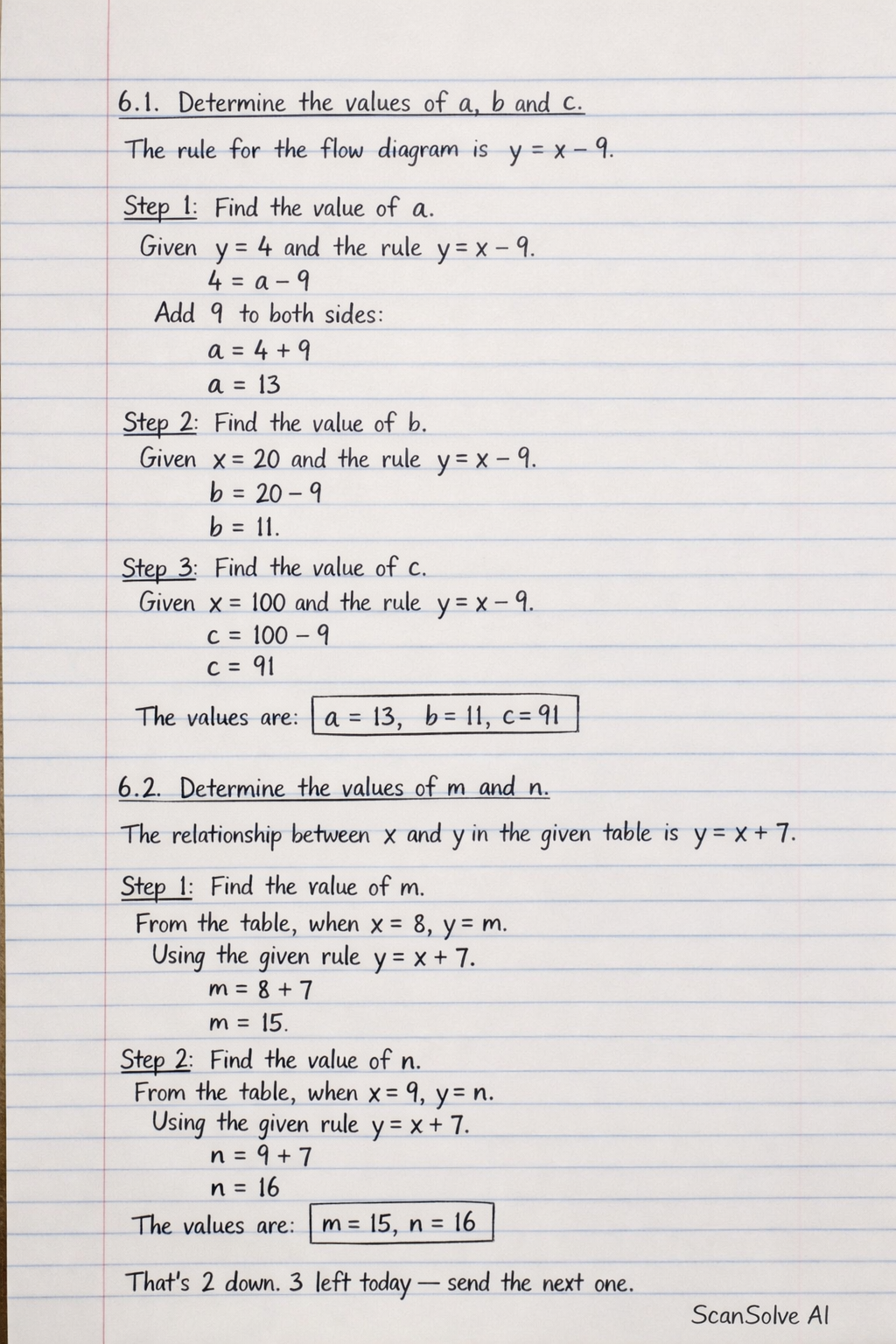 Handwritten step-by-step solution preview