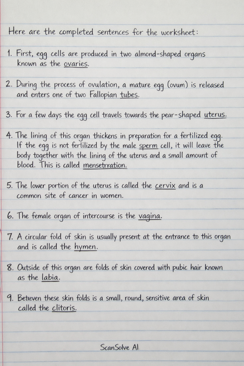 Handwritten step-by-step solution preview