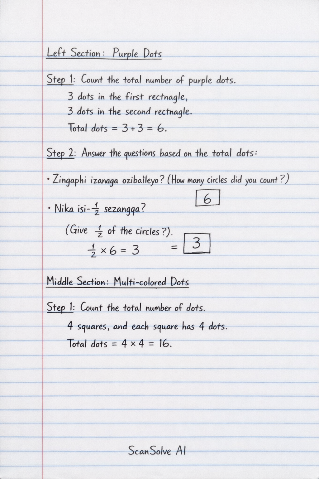 Handwritten step-by-step solution preview