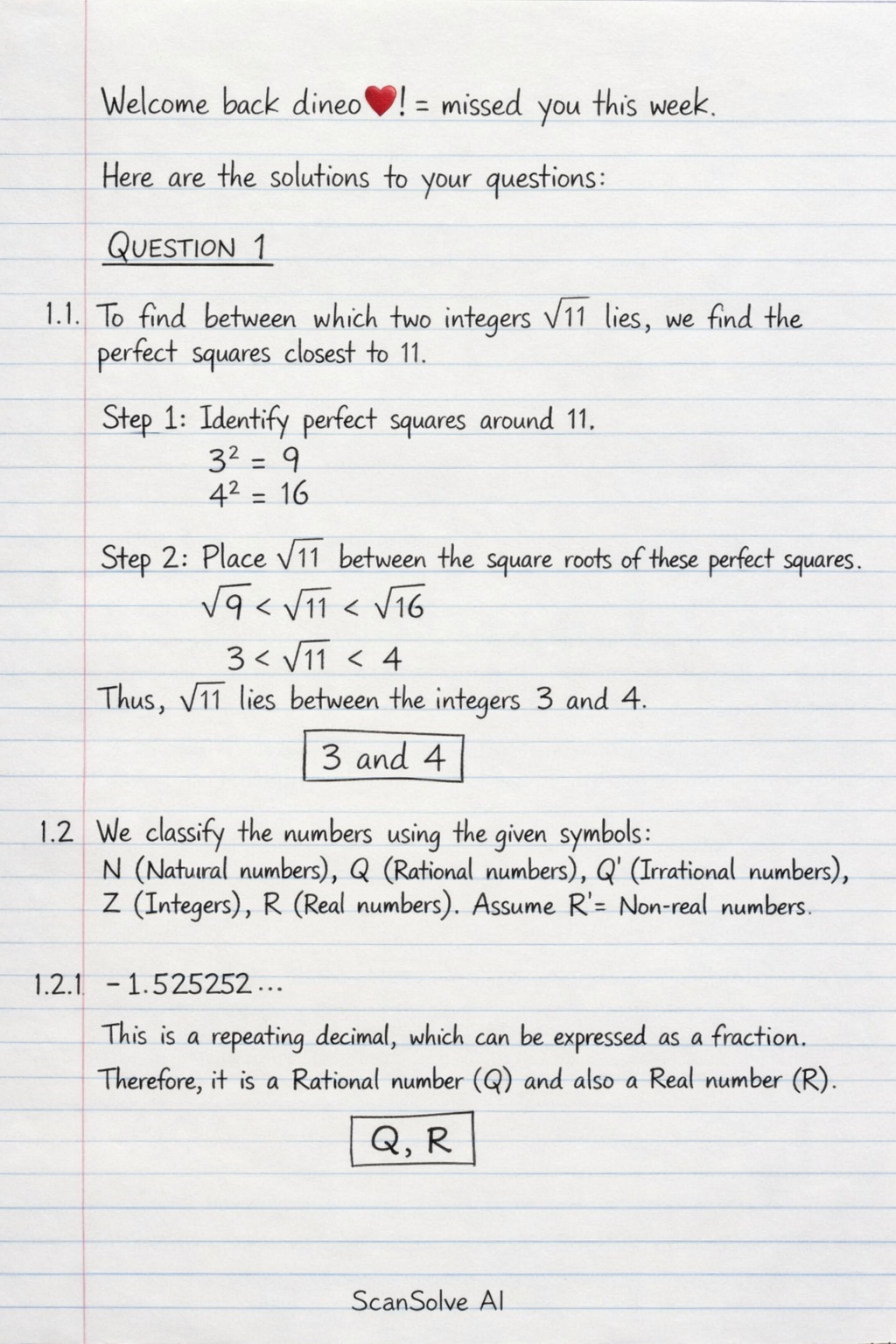Handwritten step-by-step solution preview