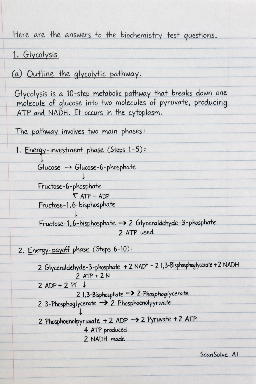 Handwritten step-by-step solution preview