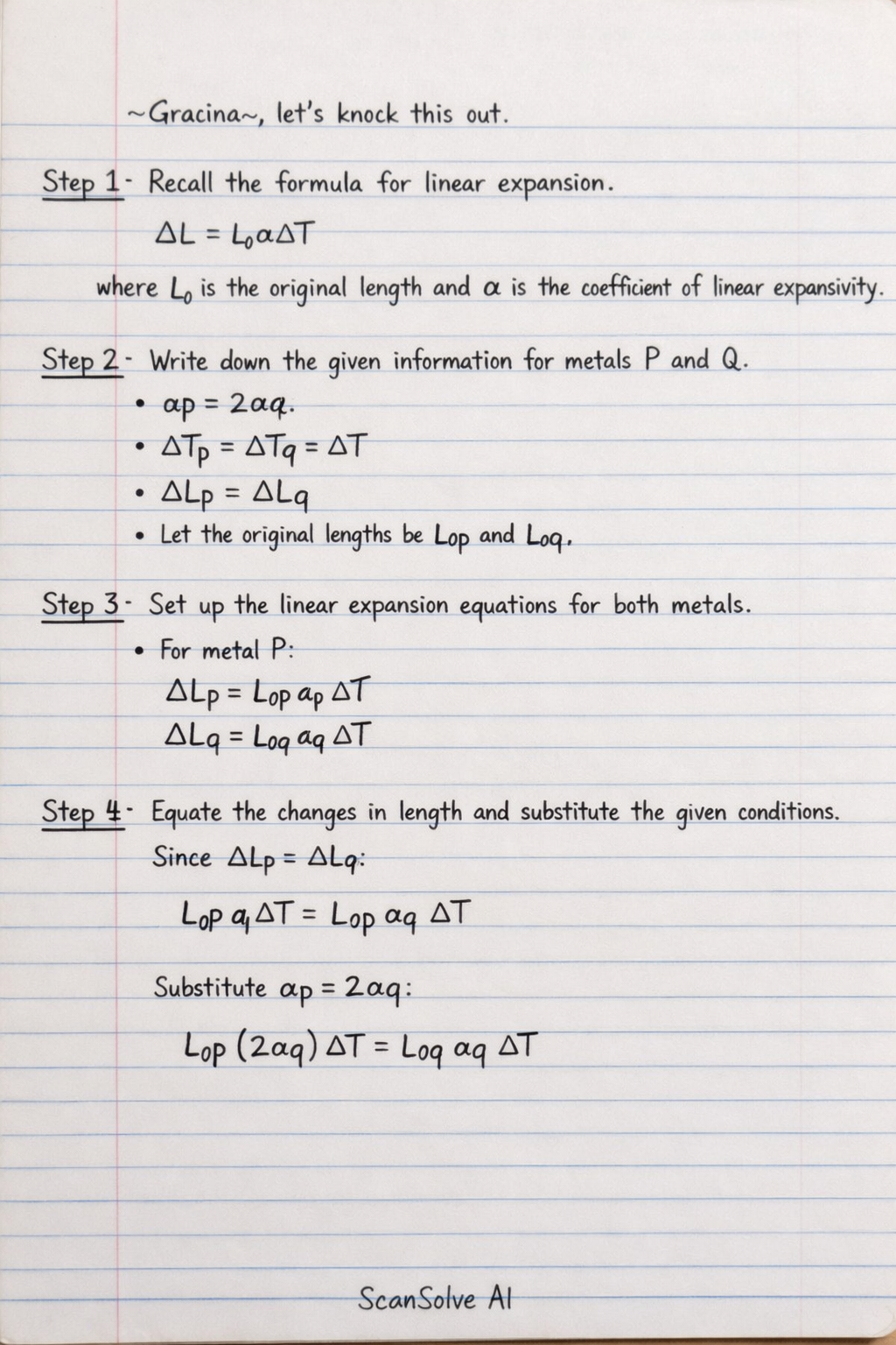 Handwritten step-by-step solution preview
