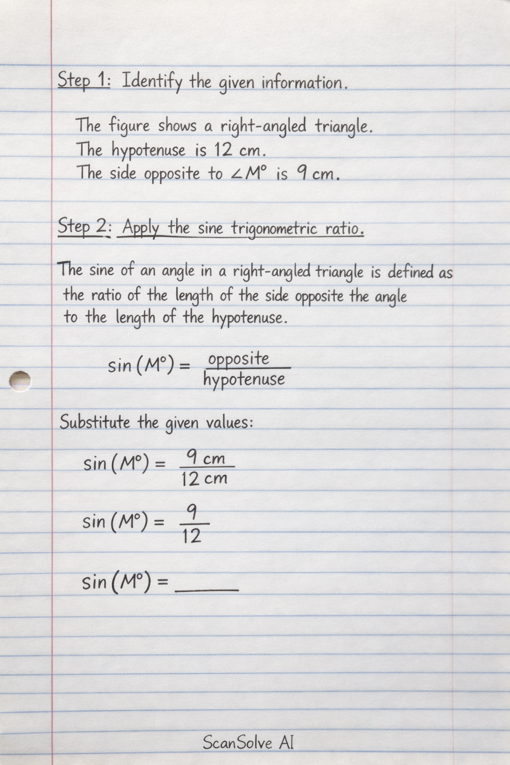 Handwritten step-by-step solution preview