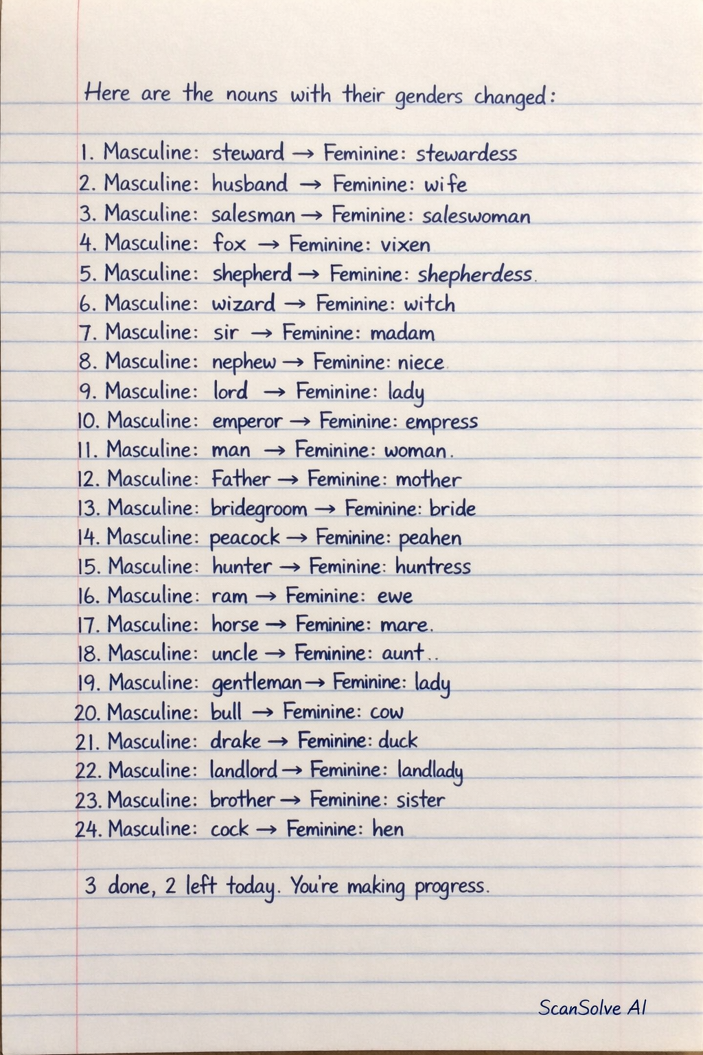 Handwritten step-by-step solution preview