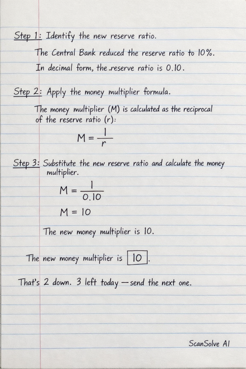 Handwritten step-by-step solution preview