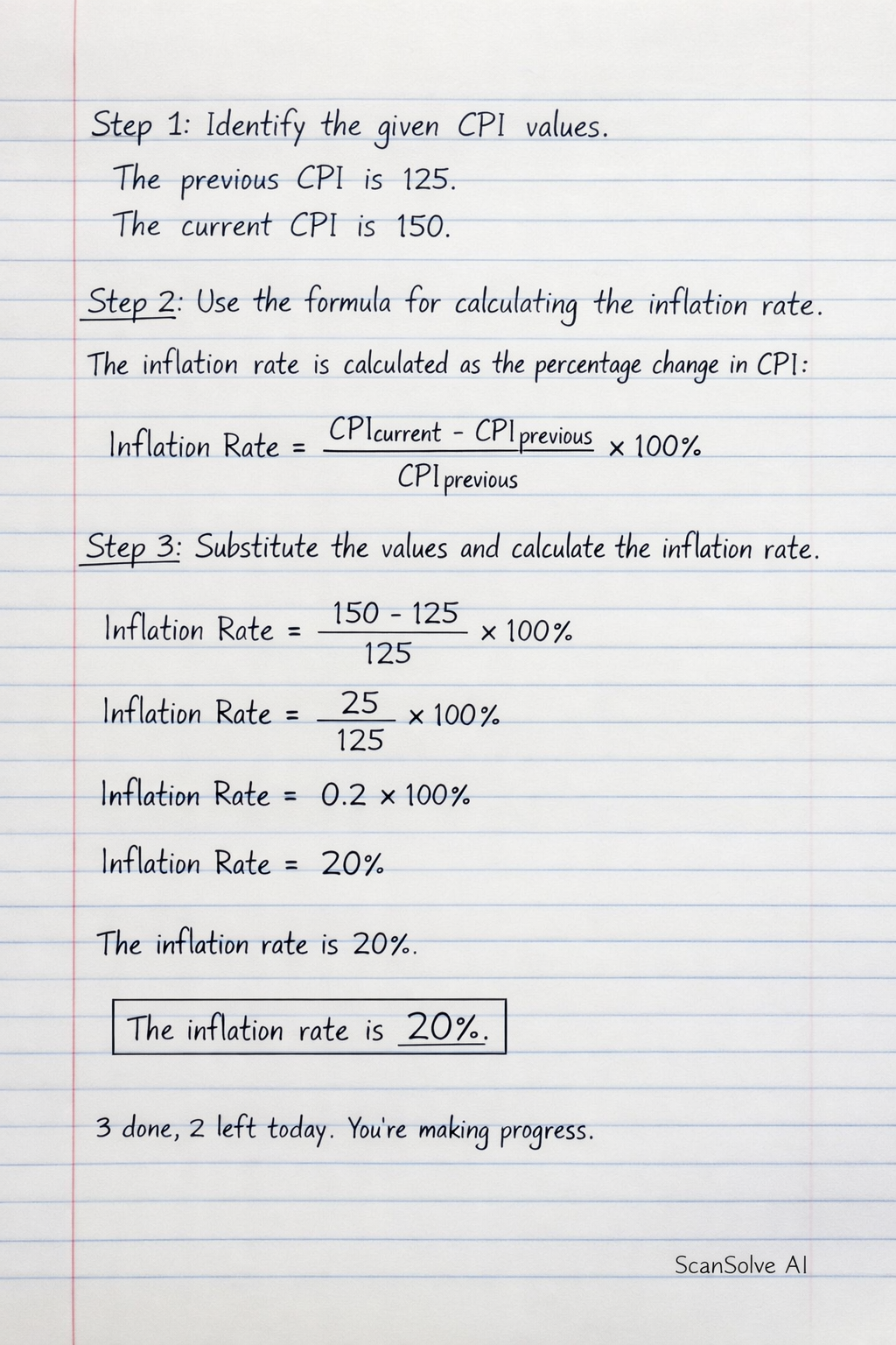 Handwritten step-by-step solution preview