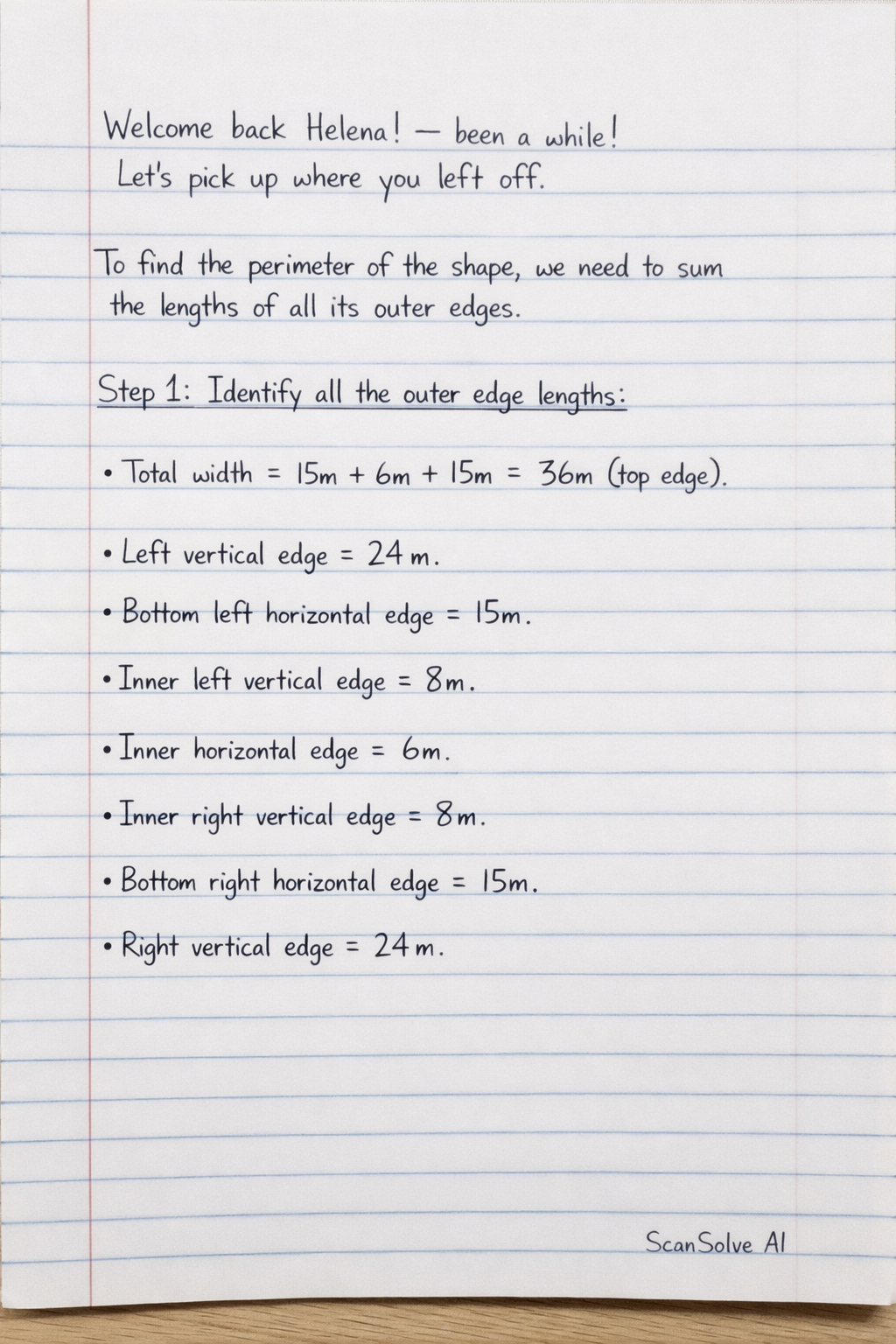 Handwritten step-by-step solution preview