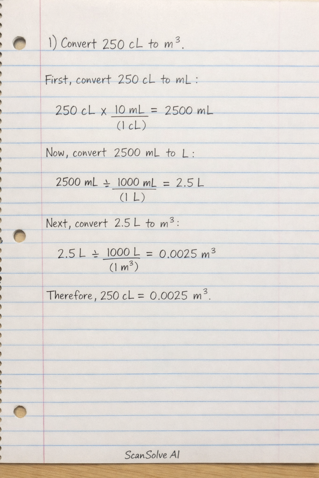 Handwritten step-by-step solution preview