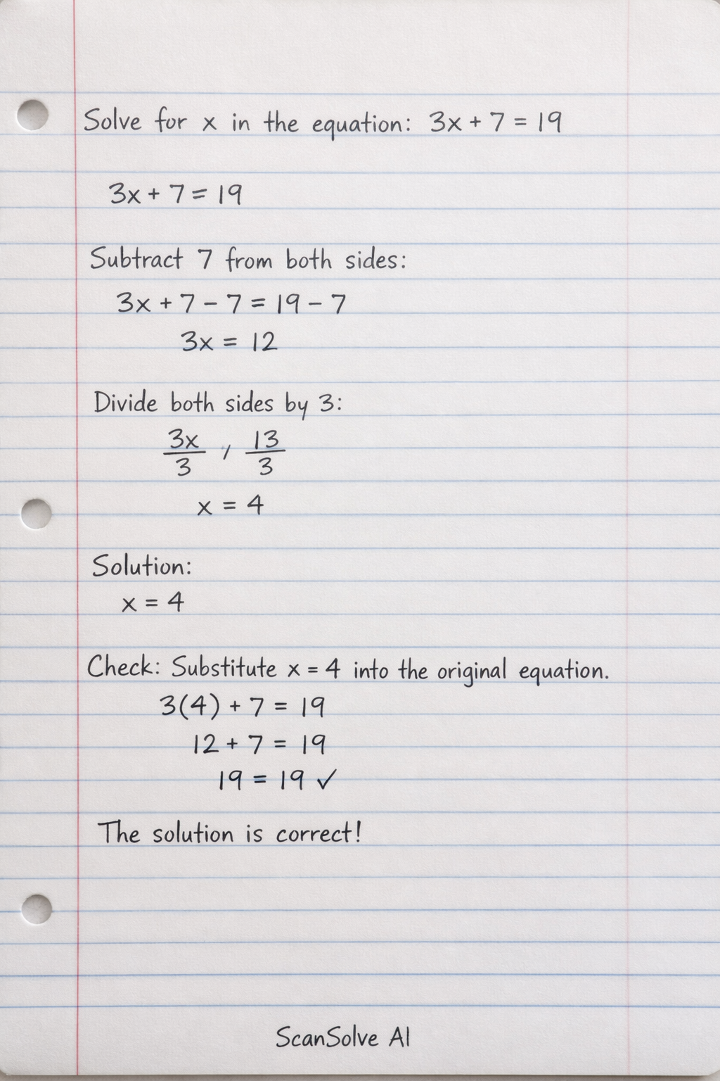 Handwritten step-by-step solution preview